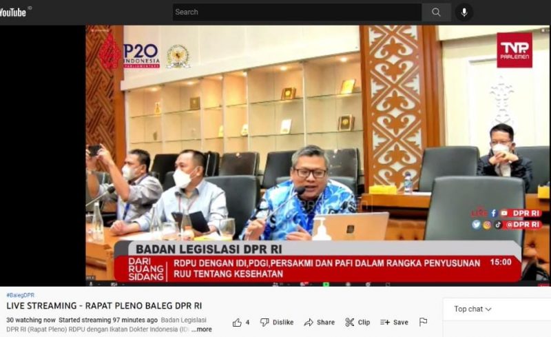Persakmi : Urgensi RUU Kesehatan sebagai Harmonisasi Program Kesmas dengan Penataan Penyelenggaraan Tenaga Kesehatan